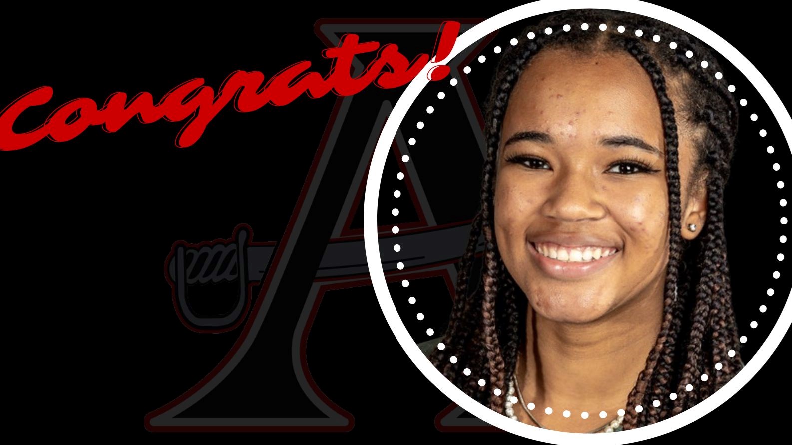 Spotlight Image - Congrats to Theatre's Jada Thompson on Being Named Artist of the Week!